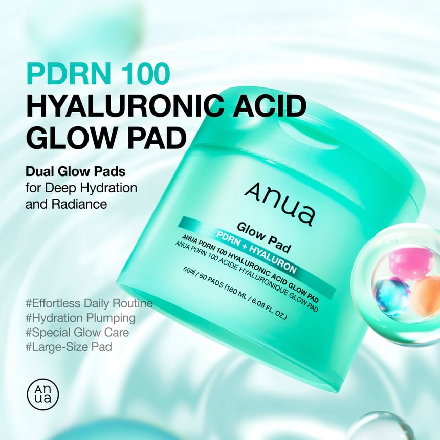 Anua Glow PDRN+Hyaluaron Pad 180Ml/60Pads