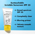 elf Skin Suntouchable Invisible Sunscreen SPF35 50Ml