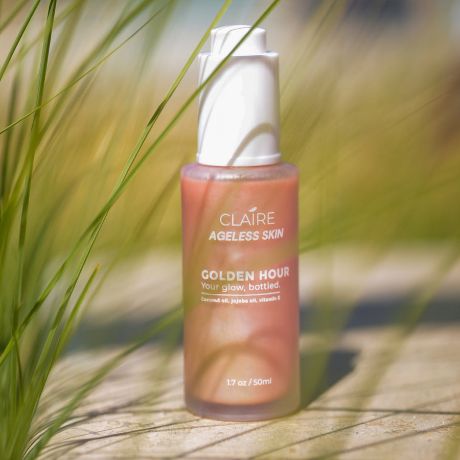 Claire Golden-Hour Shimmering Oil-Pearl Rose 50Ml