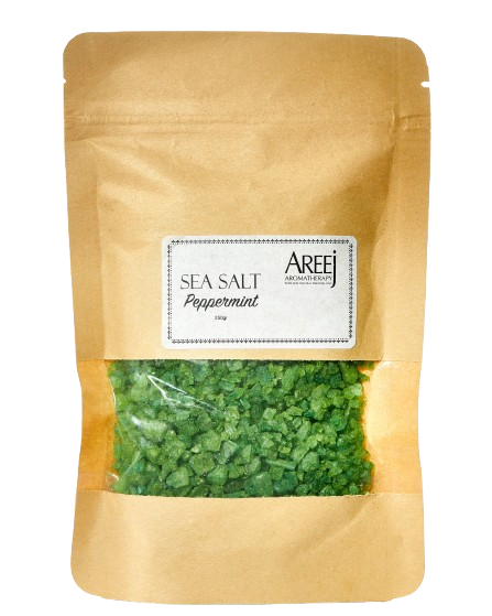 Areej Aromatherapy Peppermint Sea Salt 250gm