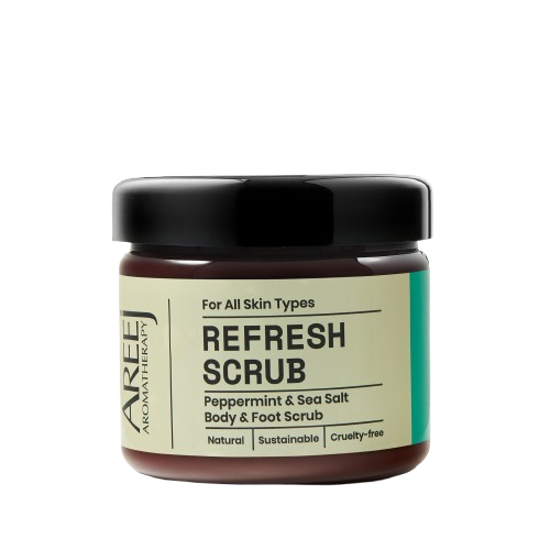 Areej Aromatherapy Refresh Peppermint&Sea Salt Foot & Body Scrub 200g