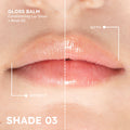 Laqué Beauty Gloss Balm Conditioning Lip Gloss + Rose Oil GB 03 5Ml