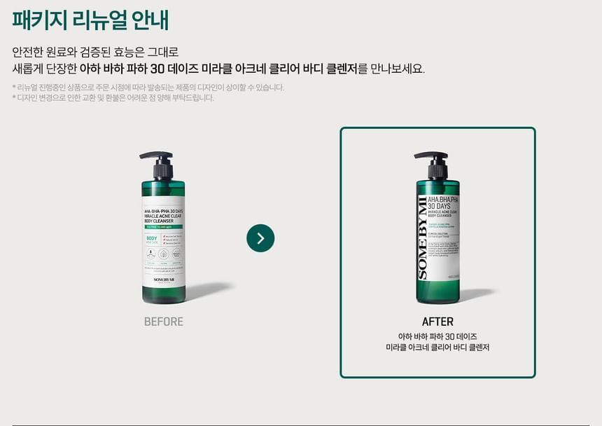 Some By Mi AHA, BHA, PHA 30 Days Miracle Acne Clear Body Cleanser 400Ml