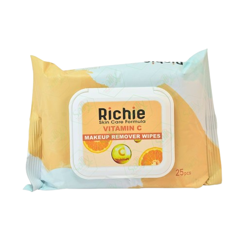 Richie Vitamin C Makeup Remover Wipes 25 Pieces