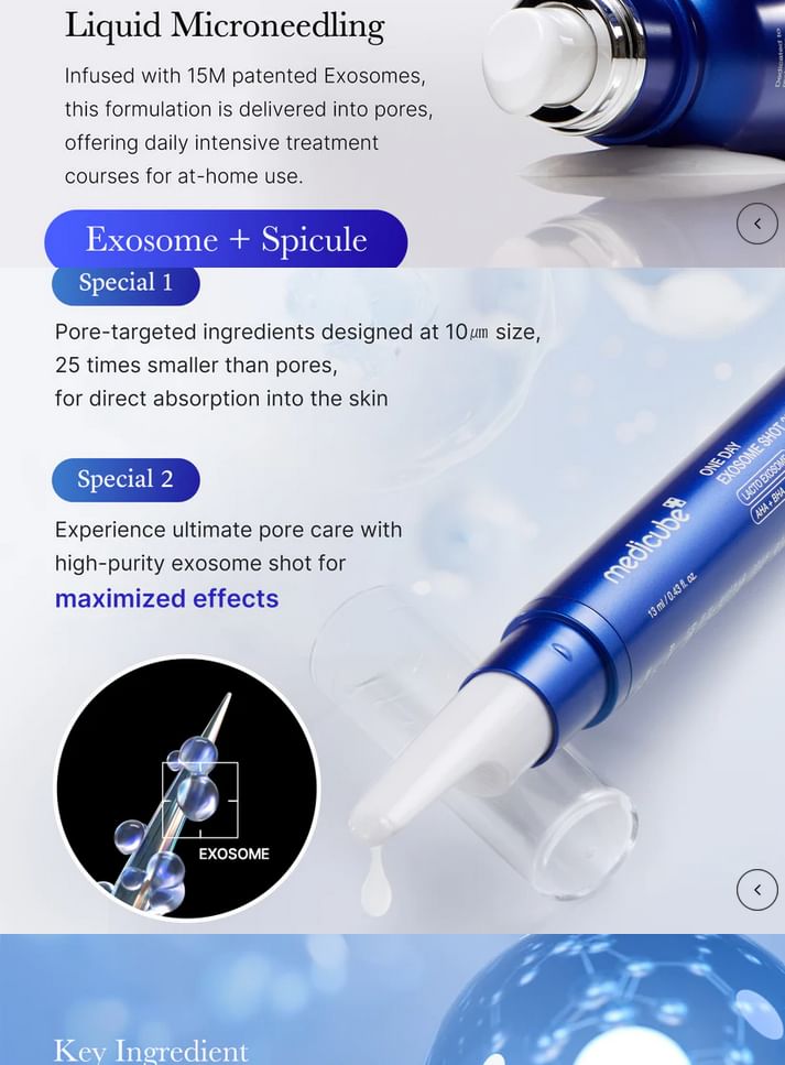 Medicube One Day Exosome Ampoulle Shot25000 13Ml