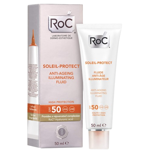 RoC Soleil-Protect Anti-Ageing Illuminating Fluid SPF50 50Ml