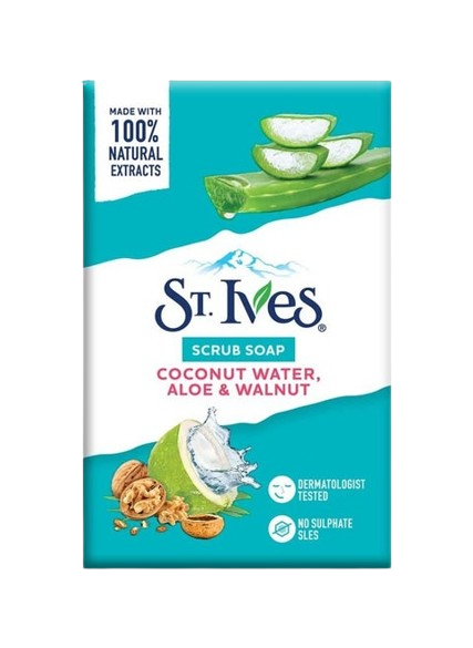 St.Ives Scrub Soap Coconut Water,Aloe & Walnut