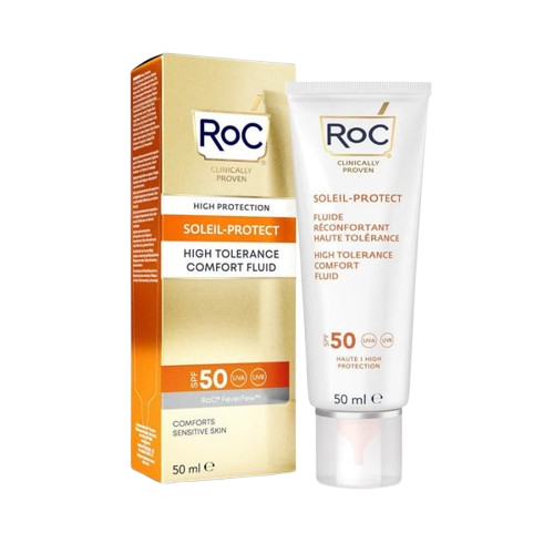 RoC Soleil Protect High Tolerance Comfort Fluid SPF50 50Ml