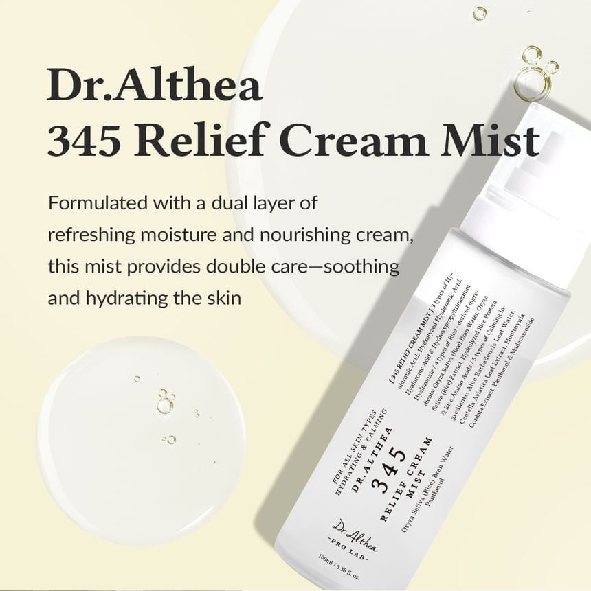 Dr. Althea 345 Relief Cream Mist 100Ml