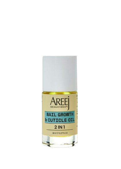 Areej Aromatherapy Nail Growth & Cuticle Oil 2*1 8Ml