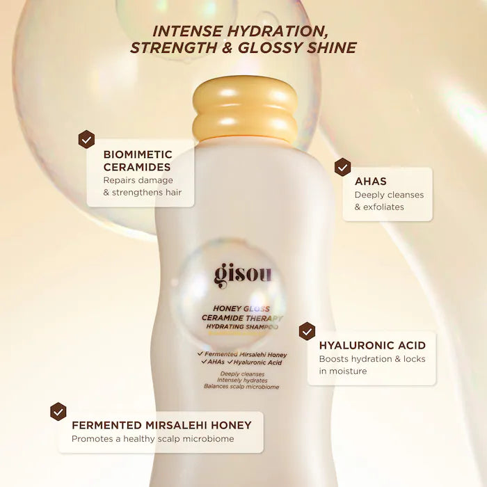 Gisou Honey Gloss Ceramide Therapy Hydrating Shampoo 250Ml